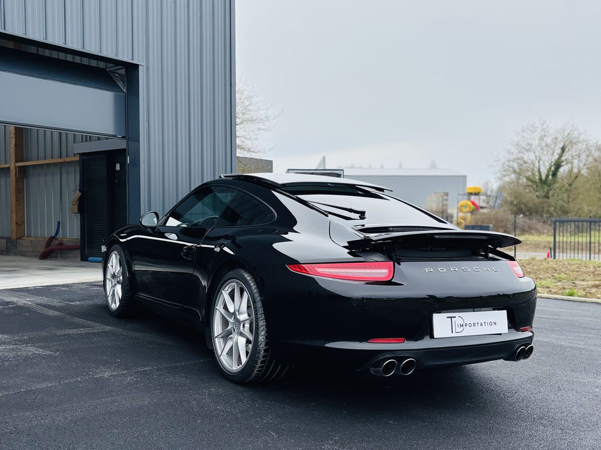Porsche 911 noire importée par TD Importation